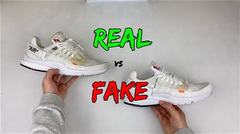 nike presto original vs fake - Nike white presto logo.